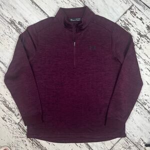 Under Armour Sweatshirt Mens XL Pullover Sweater Quarter Zip Cold Gear